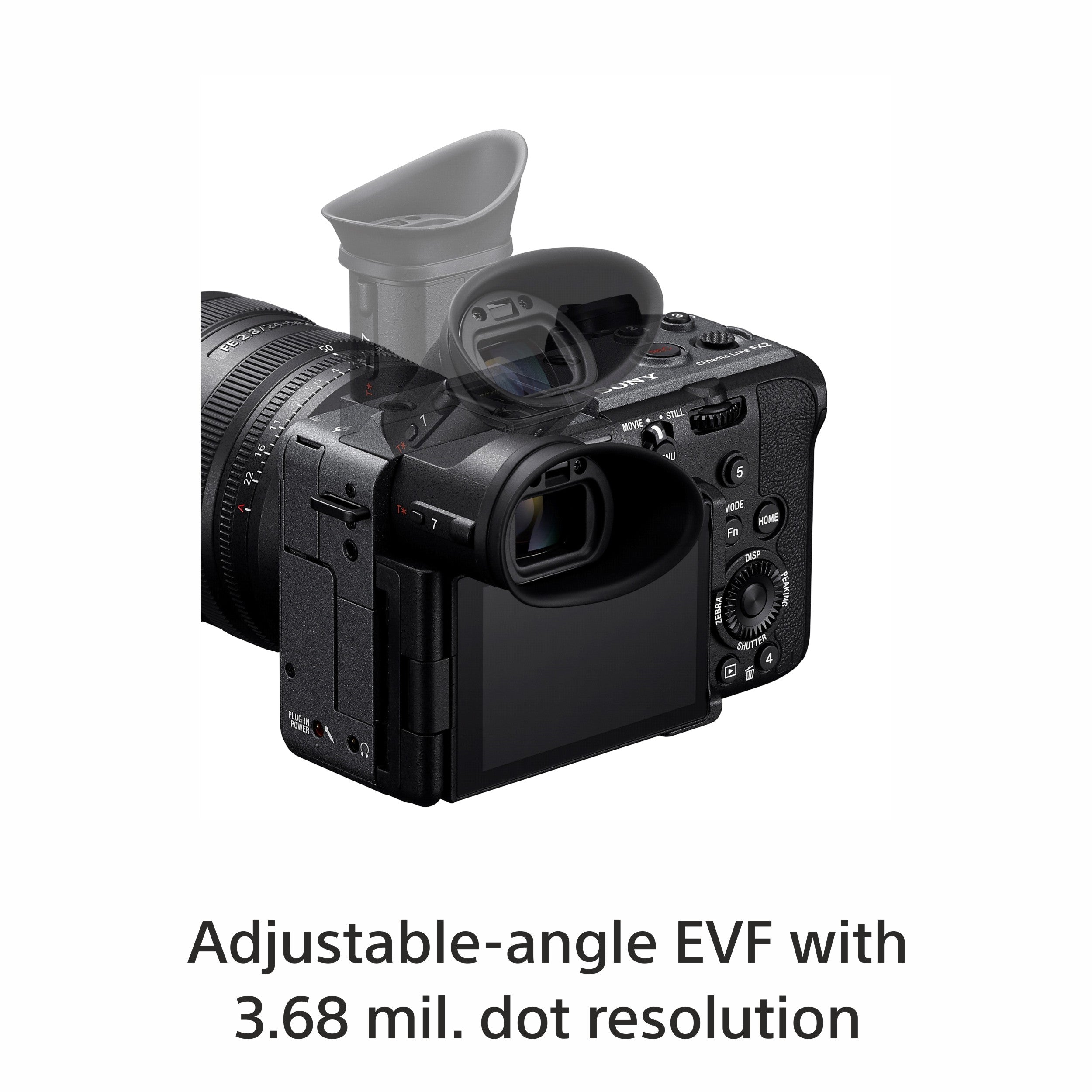 Sony Cinema Line FX2 Full-Frame Camera with XLR Handle | 4K 60P | S-Cinetone | Dual Base ISO | Compact & Lightweight | Made for Filmmakers - Grey