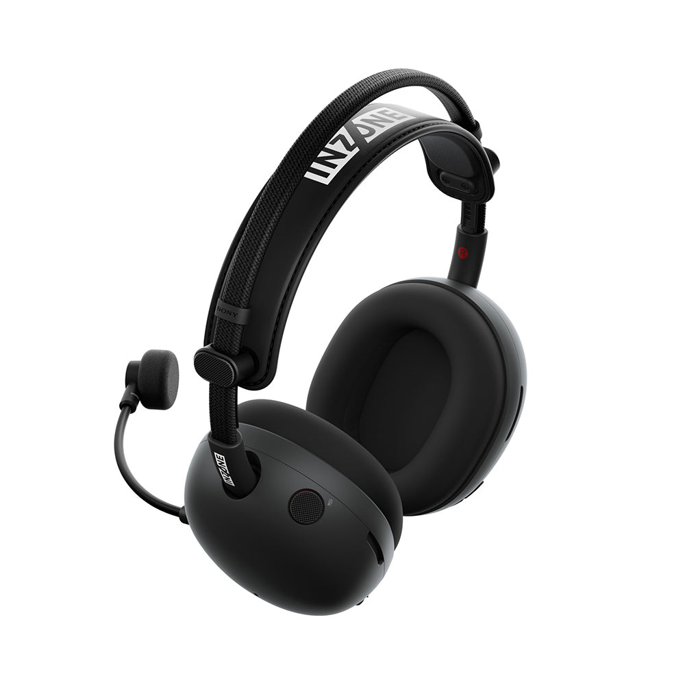 Sony INZONE H9 II Wireless Noise Canceling Gaming Headset, WH-1000XM6 Drivers, Lightweight, Detachable Cardoid AI Mic, 2.4GHz and Bluetooth, Soft Case, for PC, PS5, Switch, and Mobile, White