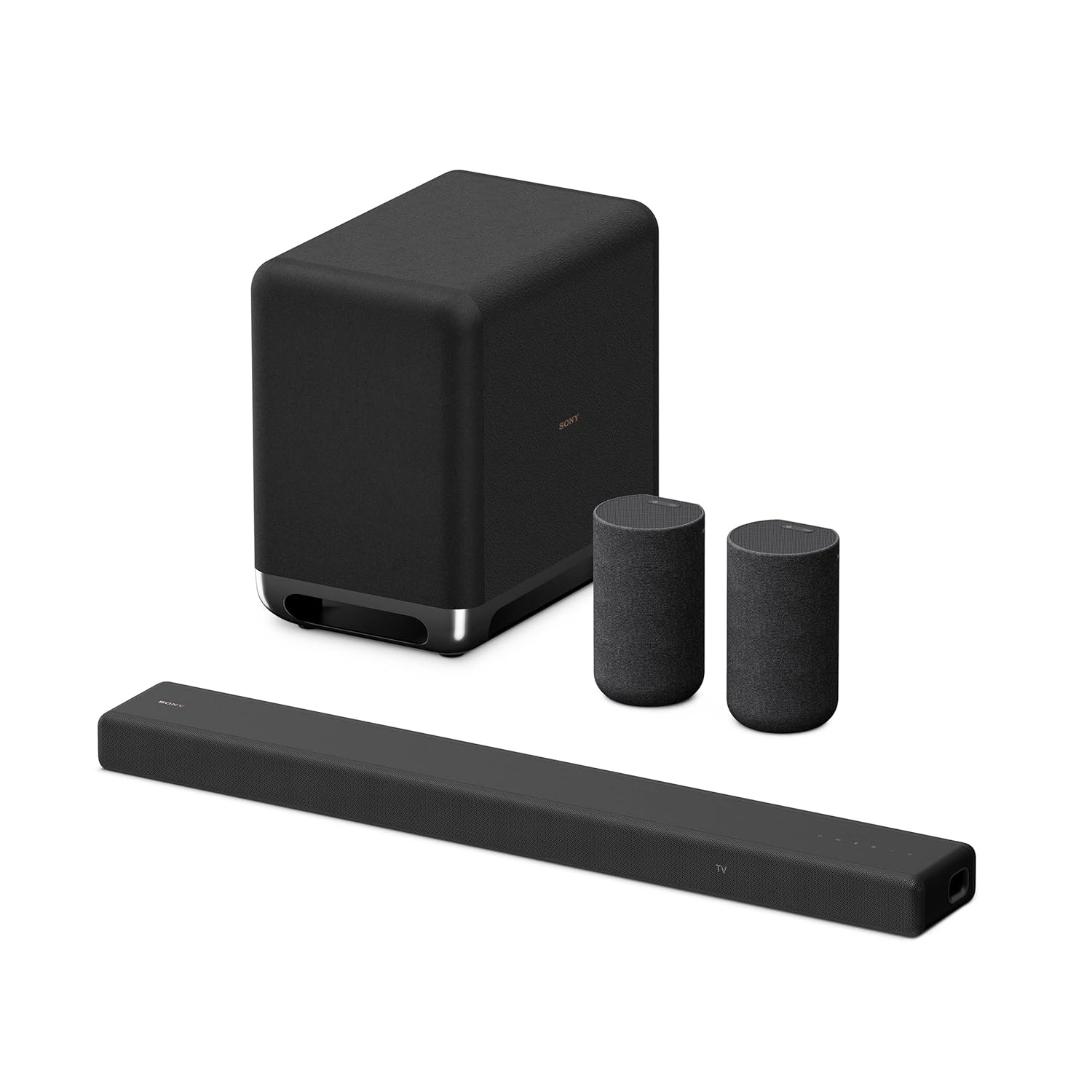 Sony HT-A3000 5.1.2ch 360 Spatial Sound Mapping SoundbarHome theatre system with Dolby Atmos and wireless Subwoofer SA-SW5 & Rear Speaker SA-RS5S( 730W,Bluetooth,360 RA,HDMI eArc & Optical Connectivity)