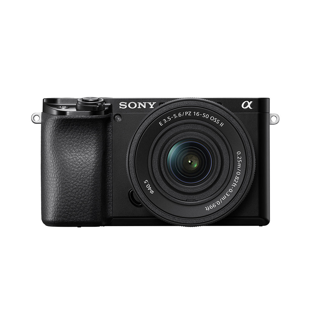 Sony Alpha ILCE 6100K 24.2 MP Mirrorless Digital SLR Camera with SELP16502  Power Zoom Lens | APS-C Sensor | Fast Auto Focus,Real-time Eye AF,Real-time Tracking | 4K Vlogging Camera - Black