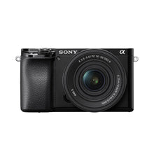 Load image into Gallery viewer, Sony Alpha ILCE 6100K 24.2 MP Mirrorless Digital SLR Camera with SELP16502  Power Zoom Lens | APS-C Sensor | Fast Auto Focus,Real-time Eye AF,Real-time Tracking | 4K Vlogging Camera - Black