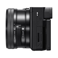 Load image into Gallery viewer, Sony Alpha ILCE 6100K 24.2 MP Mirrorless Digital SLR Camera with SELP16502  Power Zoom Lens | APS-C Sensor | Fast Auto Focus,Real-time Eye AF,Real-time Tracking | 4K Vlogging Camera - Black