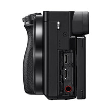 Load image into Gallery viewer, Sony Alpha ILCE-6100X 24.2 MP Mirrorless Digital SLR Camera with SELP16502  Power Zoom  &amp; SEL55210  Lens, APS-C Sensor, Fast Auto Focus,Real-time Eye AF,Real-time Tracking, Vlogging &amp; Content Creation -Black