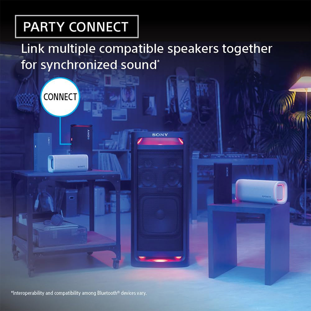 Sony New Launch ULT Field 3 Bluetooth Wireless Speaker with Massive Bass|24hrs Playtime|Hands Free Calling(with Mic)|IP67 (Waterproof,Dustproof,Rustproof)|Shoulder Strap|Quick Charge(SRS-ULT30)-Black