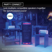 Load image into Gallery viewer, Sony New Launch ULT Field 3 Bluetooth Wireless Speaker with Massive Bass|24hrs Playtime|Hands Free Calling(with Mic)|IP67 (Waterproof,Dustproof,Rustproof)|Shoulder Strap|Quick Charge(SRS-ULT30)-Black
