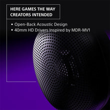 Load image into Gallery viewer, Sony INZONE H6 Air Open-Back Wired Gaming Headset for PC, PS5 &amp; Mobile – Ultra‑Lightweight Over‑Ear Headphones, Detachable High-Fidelity Mic, 360 Spatial Sound, USB‑C Audio Box, Black