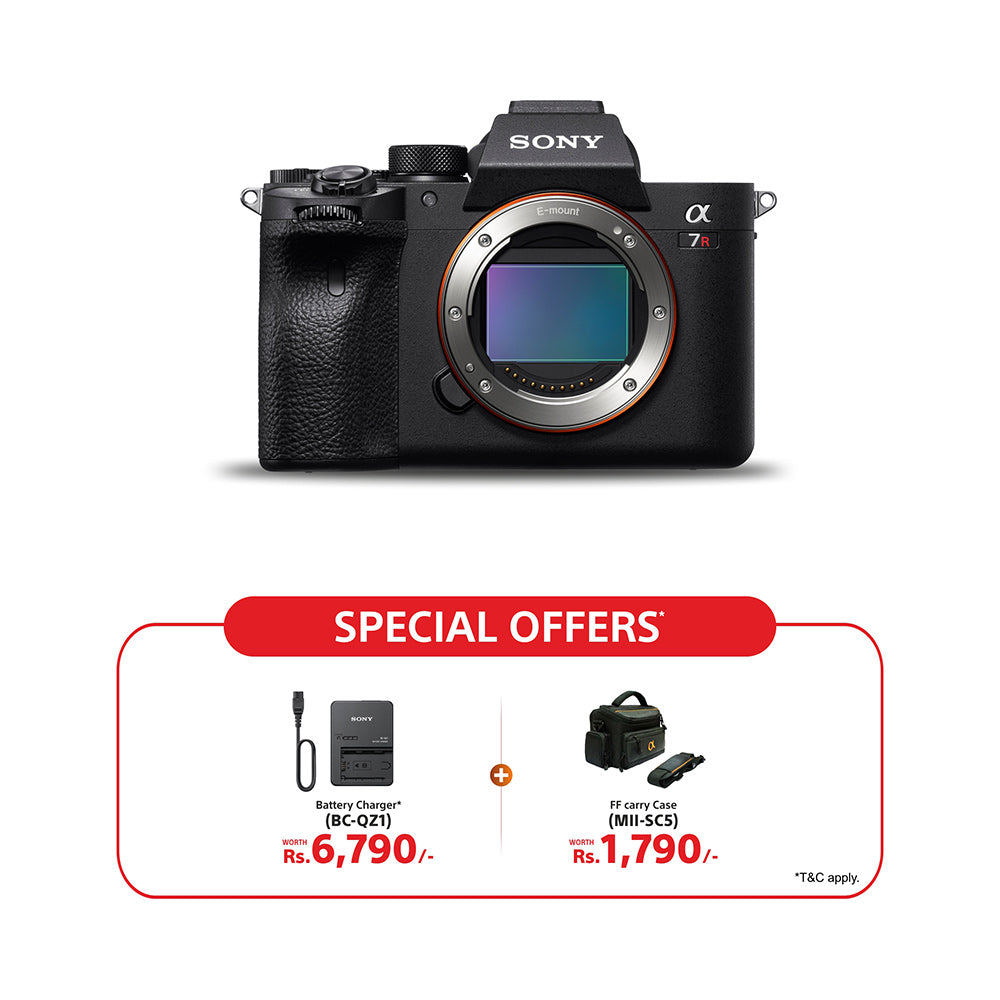 Sony α7R IV 35 mm Full-Frame Mirrorless Camera (ILCE-7RM4a) | 61 MP  Mirrorless Camera, 10 FPS, 4K/30p