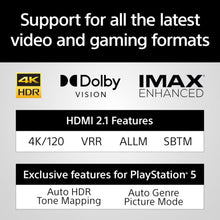 Load image into Gallery viewer, Sony BRAVIA Theater Trio(HT-A8), New Home Theater Three-Unit Audio System,360 Spatial Sound Mapping, IMAX Enahnced,Dolby Atmos,With Wireless Subwoofer SA-SW3 &amp; Rear Speaker SA-RS5, Bluetooth,8k/4k compatible, Hi Res Audio, 2 Upfiring Speaker