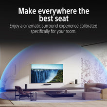 Load image into Gallery viewer, Sony BRAVIA Theater Trio(HT-A8), New Home Theater Three-Unit Audio System,360 Spatial Sound Mapping, IMAX Enahnced,Dolby Atmos,With Wireless Subwoofer SA-SW3, Bluetooth,8k/4k compatible, Hi Res Audio, 2 Upfiring Speaker