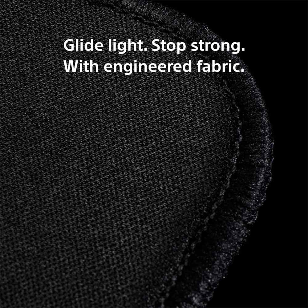 Sony INZONE Mat-F Control-Type Large Cloth Gaming Mousepad, Thick 6mm Cushion, High Friction, 480x400mm, Edge Stitched, SlimFlex Non-Slip Rubber Base, Developed with Fnatic
