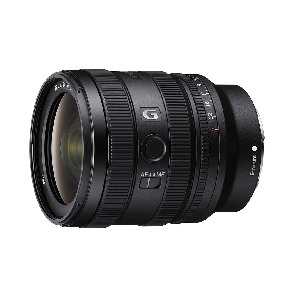 Sony E Mount FE 24-50mm F2.8 G I Full Frame Lens (SEL2450G) | Smallest & Lightest | Wide-Angle Zoom Lens | High Resolution - (Black) SEL2450G//Z SYX