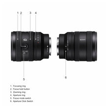 Load image into Gallery viewer, Sony E Mount FE 24-50mm F2.8 G I Full Frame Lens (SEL2450G) | Smallest &amp; Lightest | Wide-Angle Zoom Lens | High Resolution - (Black) SEL2450G//Z SYX