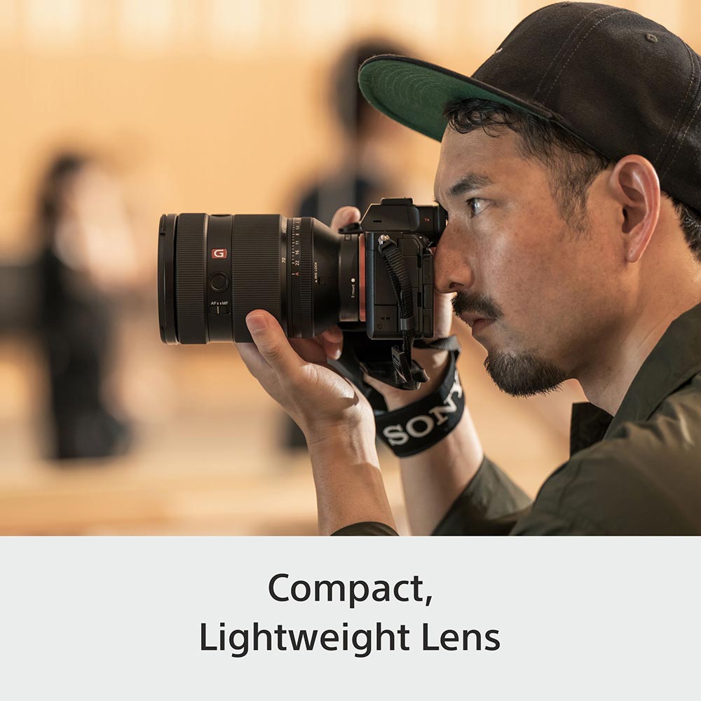 Sony E-mount FE 28-70mm F2 GM Full-Frame Lens (SEL2870GM) I Gorgeous Bokeh I Superb Resolution | Compact and lightweight | Portrait Lens - Black