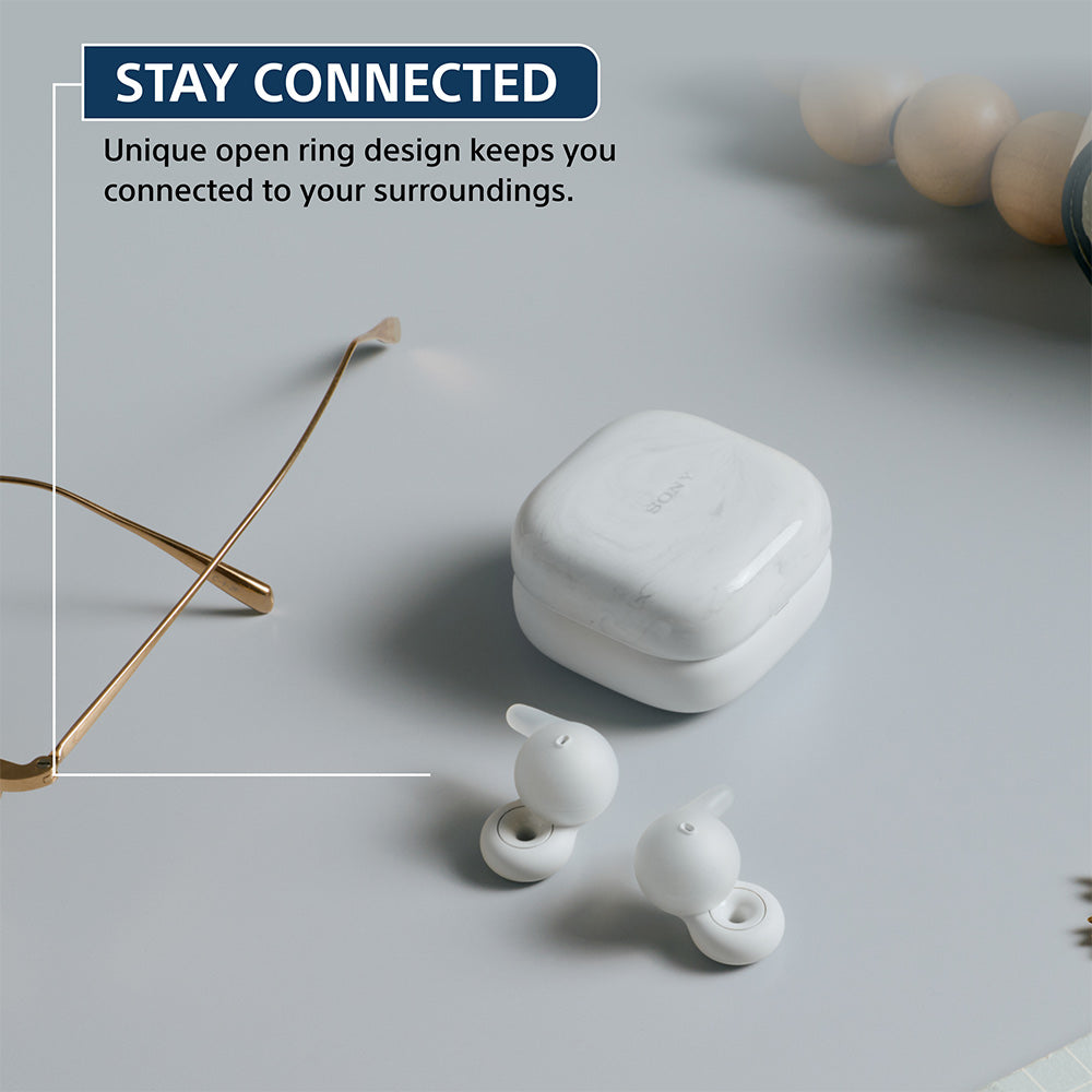 Sony LinkBuds Open WF-L910 Bluetooth Earbuds with an Open-Ring Design