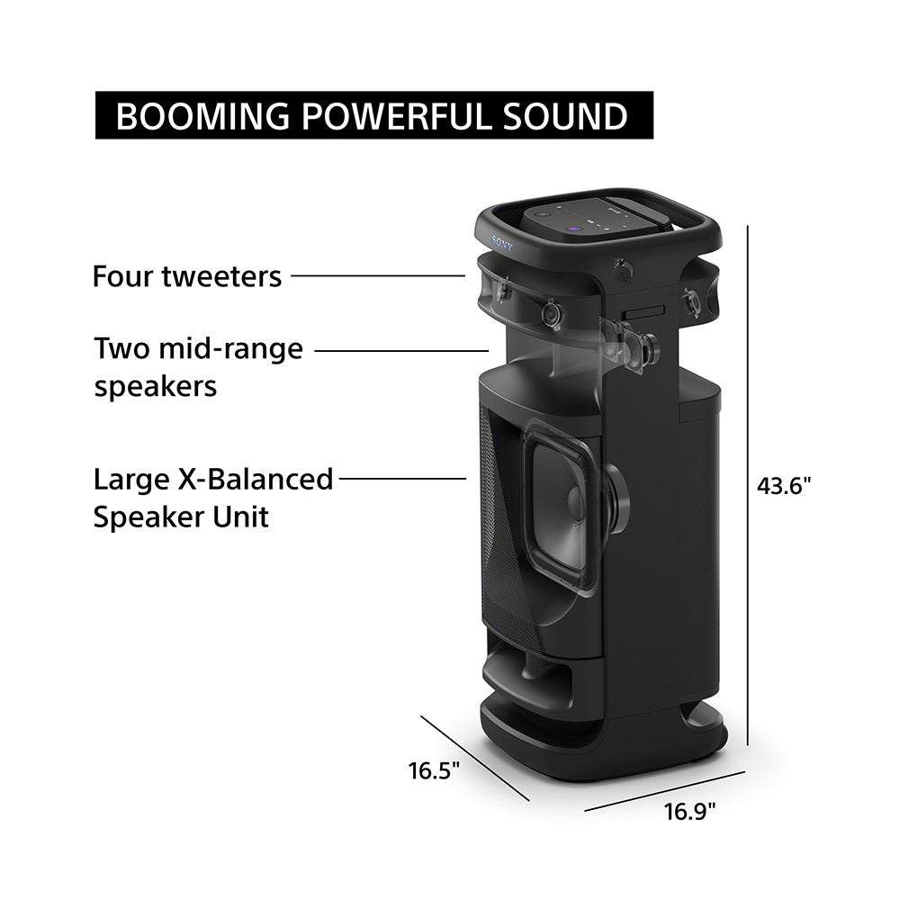 Sony ULT TOWER 10 Party Speaker with ULT button(2 Modes) for Massive B