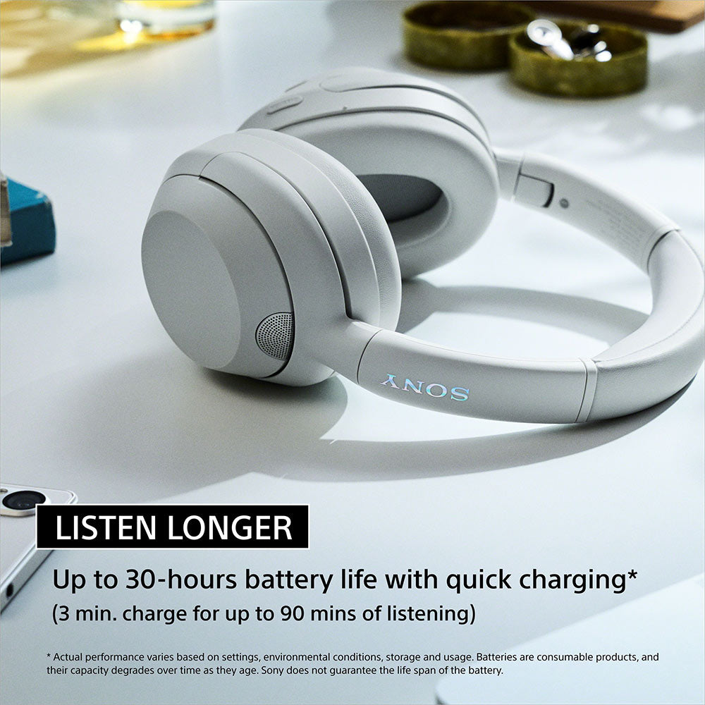 Sony ULT WEAR Headphones WH-ULT900N with Massive Bass,Comfortable,Active Noise Cancellation,Battery 50Hrs(w/o NC) & 30Hrs(NC),10Min charge=5Hrs, 360 RA, Spotify Tap,Multipoint Connect,Fast Pair