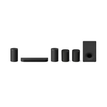 Load image into Gallery viewer, Sony BRAVIA Theater Trio(HT-A8), New Home Theater Three-Unit Audio System,360 Spatial Sound Mapping, IMAX Enahnced,Dolby Atmos,With Wireless Subwoofer SA-SW3 &amp; Rear Speaker SA-RS8, Bluetooth,8k/4k compatible, Hi Res Audio, 2 Upfiring Speaker