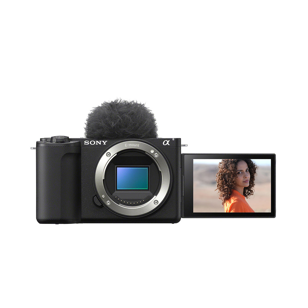 Sony Alpha ZV-E10M2 26 MP Interchangeable Lens Mirrorless Vlog Camera for Creators | APS-C Sensor | 4K 60p with 10bit 4:2:2 Recording - (Black)