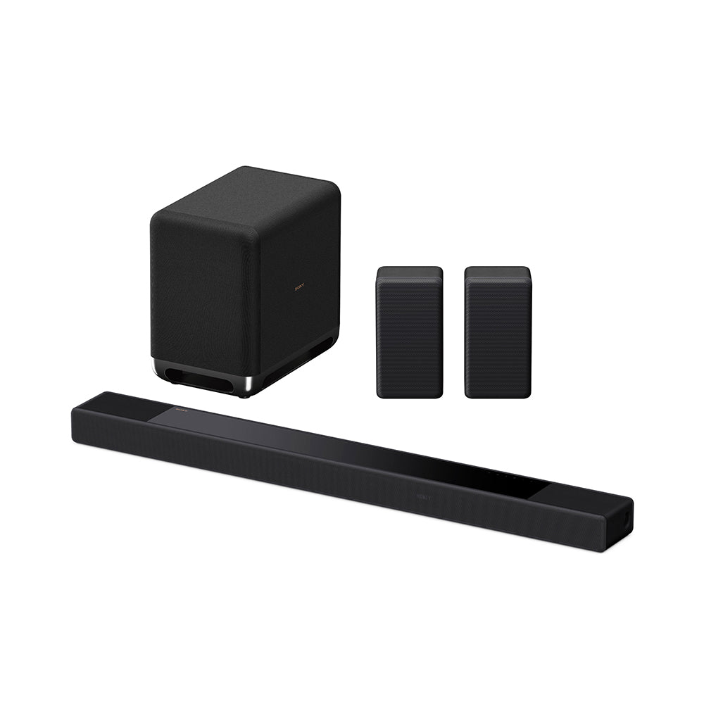 Sony HT-A7000 7.1.2ch 8k/4k Dolby Atmos Soundbar for surround sound Home theater system with 360 Spatial sound mapping and Wireless subwoofer SA-SW5 and Rear Speaker SA-RS3S