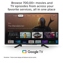 Load image into Gallery viewer, Sony Bravia 80 cm (32) HD Ready Smart LED Google TV with Dolby Audio &amp; Alexa Compatibility KD-32W830K (Black)