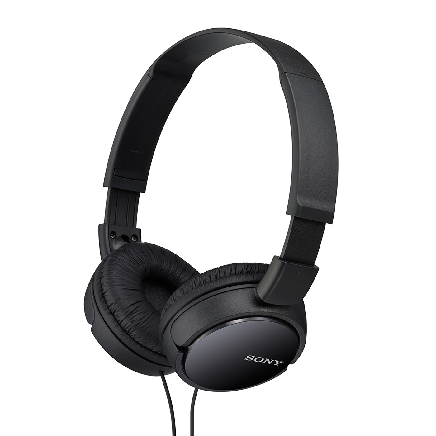 Sony MDR-ZX110 On-Ear Stereo Headphones with Tangle Free Cable (Black)