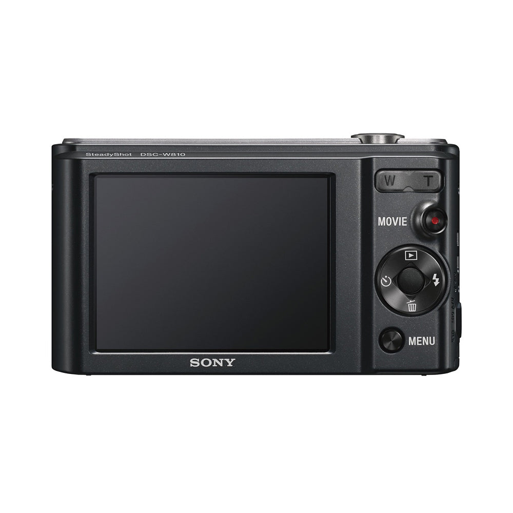 Sony Cybershot (DSC-W810)  20.1MP Digital Compact Camera with 6x Optical Zoom (Black)