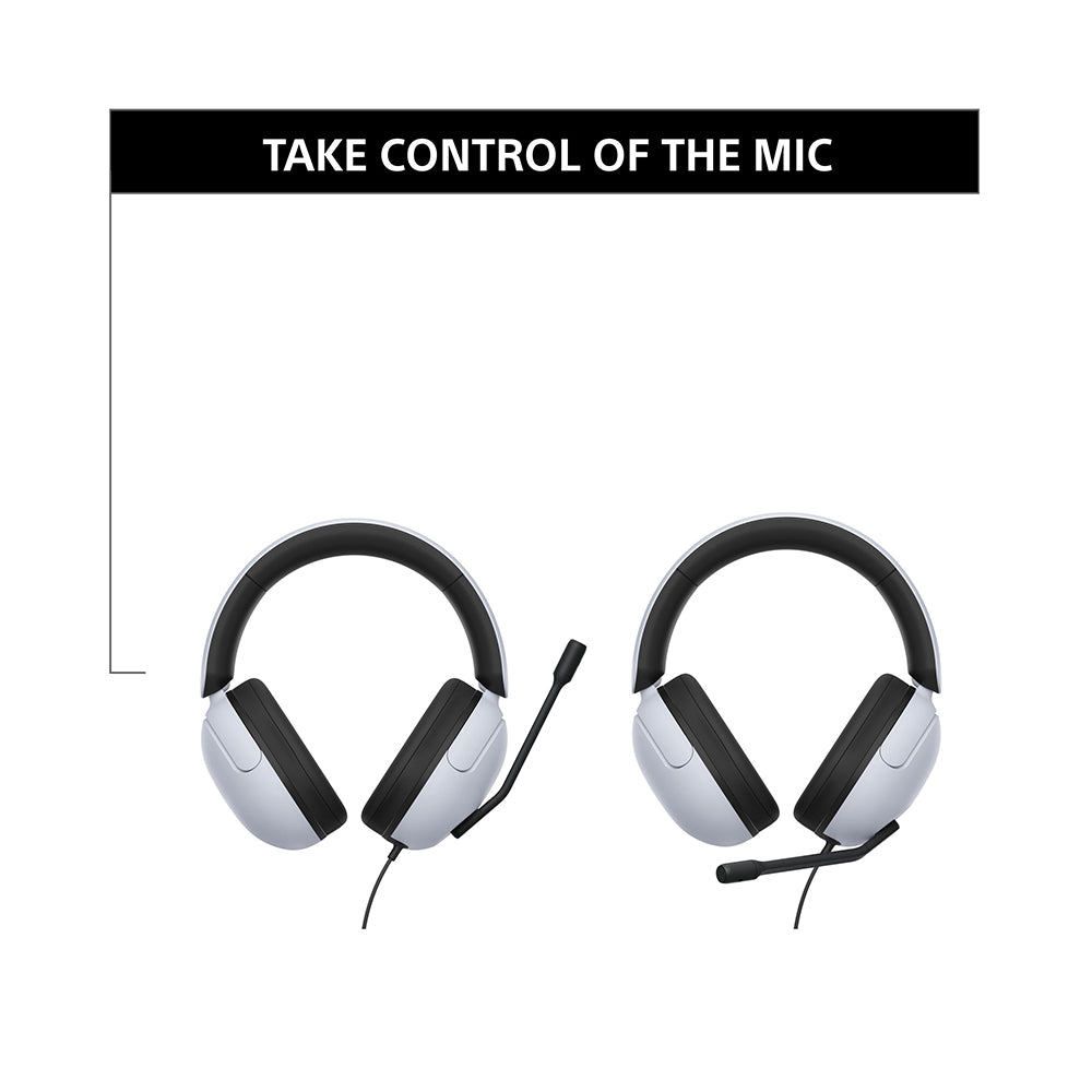 Sony-INZONE H3 Wired Gaming Headset, Over-ear Headphones with 360 Spatial Sound, MDR-G300