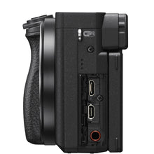Load image into Gallery viewer, Sony Alpha 6400 E-mount Camera with APS-C Sensor (ILCE-6400M) | 24.2 MP Mirrorless Camera, 11 FPS, 4K/30p with a 18-135mm Power Zoom lens.