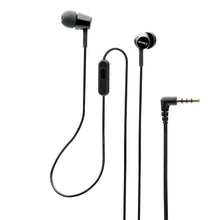 Load image into Gallery viewer, Sony MDR-EX155AP in-Ear Headphones with Mic and Tangle Free Cable (Black)