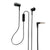 Sony MDR-EX155AP in-Ear Headphones with Mic and Tangle Free Cable (Black)