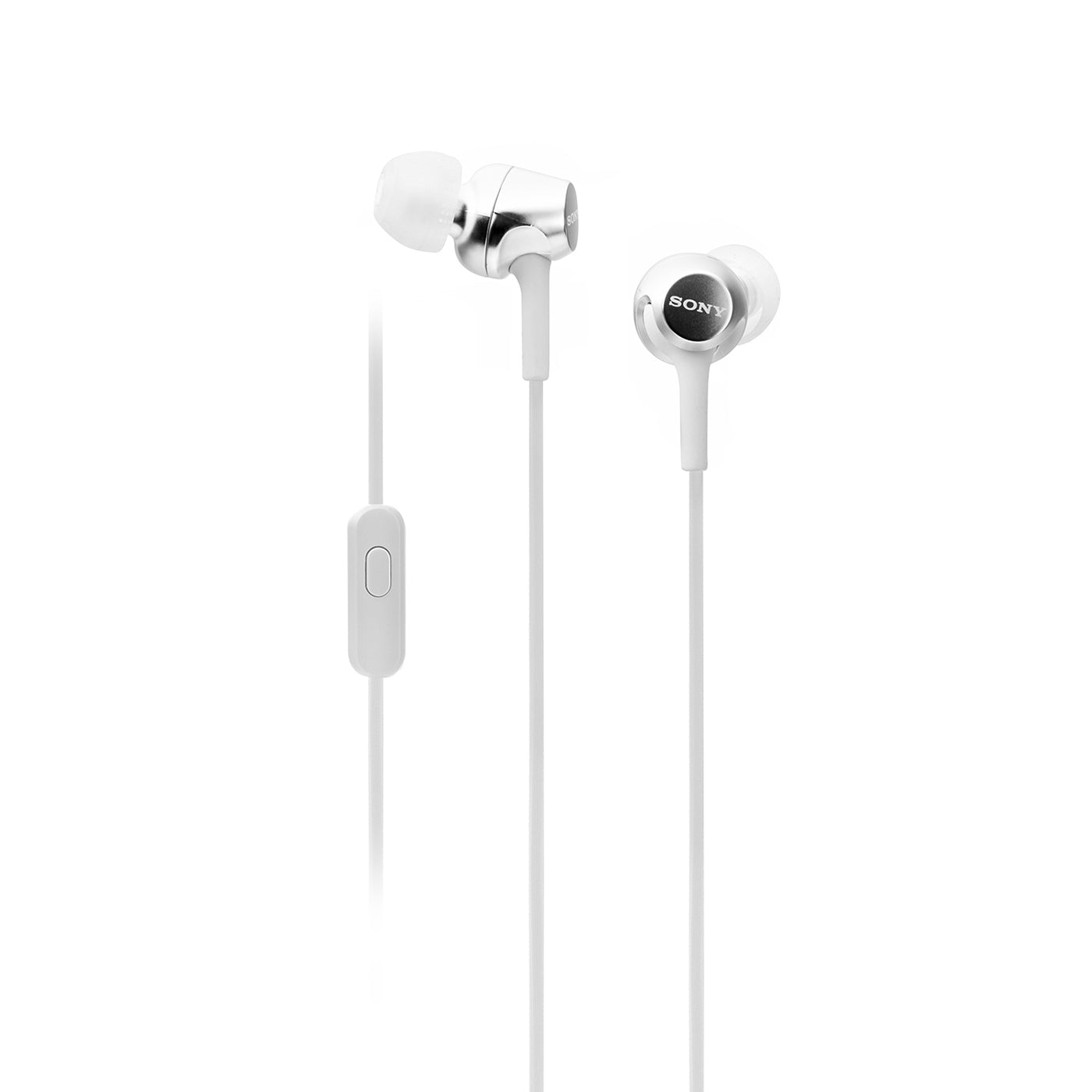 Sony MDR-EX155AP Wired In-Ear Headphones with Tangle Free Cable, Headset with Mic for Phone Calls