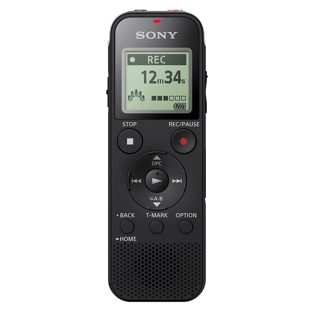 Sony ICD-PX470F Light Weight Voice Recorder 4GB Built-in Memory -Black