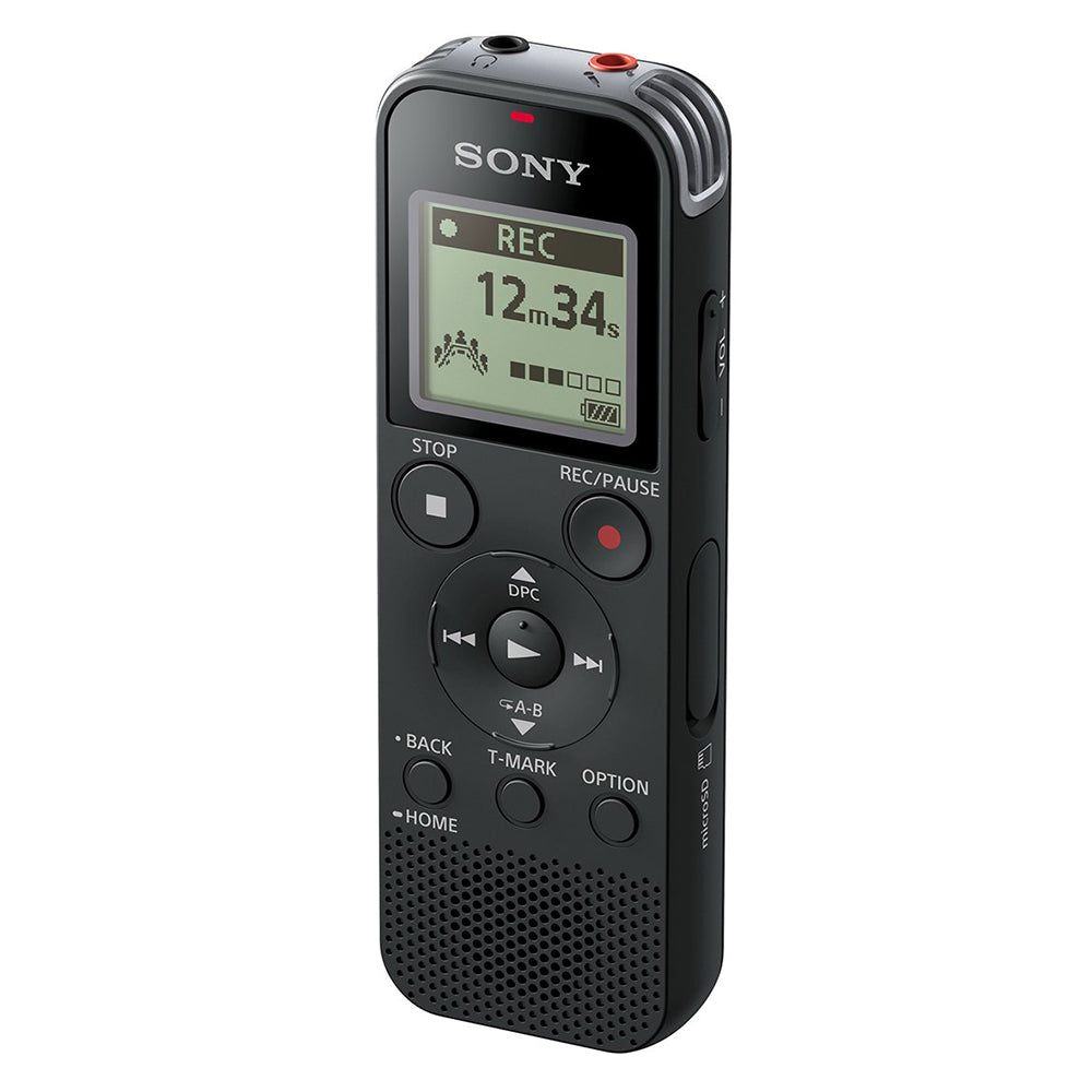 Sony ICD-PX470F Light Weight Voice Recorder 4GB Built-in Memory -Black