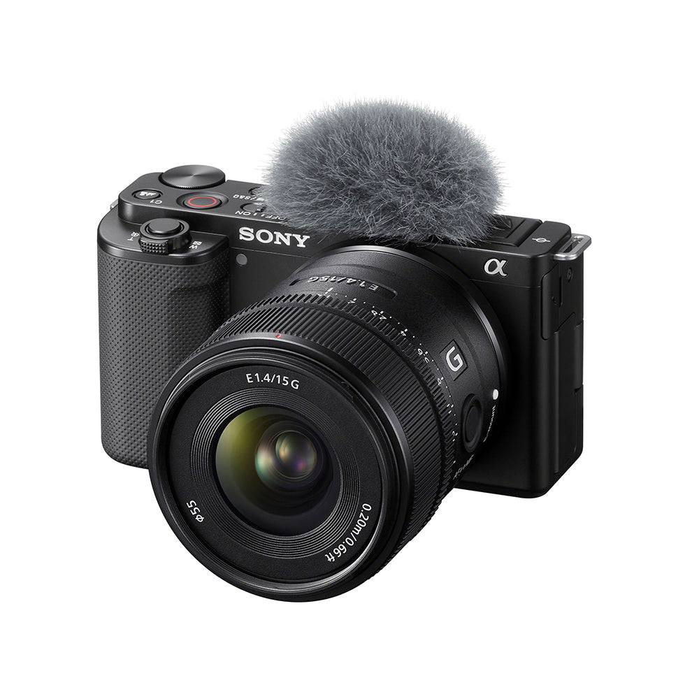 Sony E 15-mm G (SEL15F14G) E-Mount APS-C, Large Aperture Wide-Ang