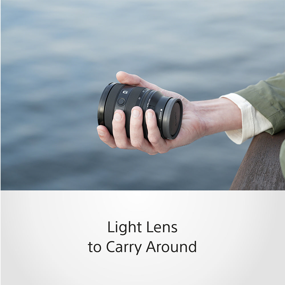 Sony E Mount FE 20-70mm F4 G Full Frame Lens | Compact, Lightweight Standard Zoom (SEL2070G)
