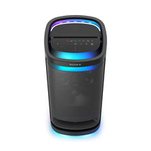 Load image into Gallery viewer, Sony SRS-XV900 Wireless Bluetooth Party Speaker (Karaoke/Guitar Input, TV Sound booster,Upto 25hrs Battery, Ambient Light, USB Play &amp; Charge, Quick Charge, Bluetooth connectivity), Black