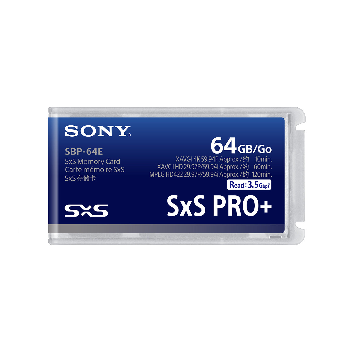 SBP-64E - SXS Pro Plus Memory Card 64GB