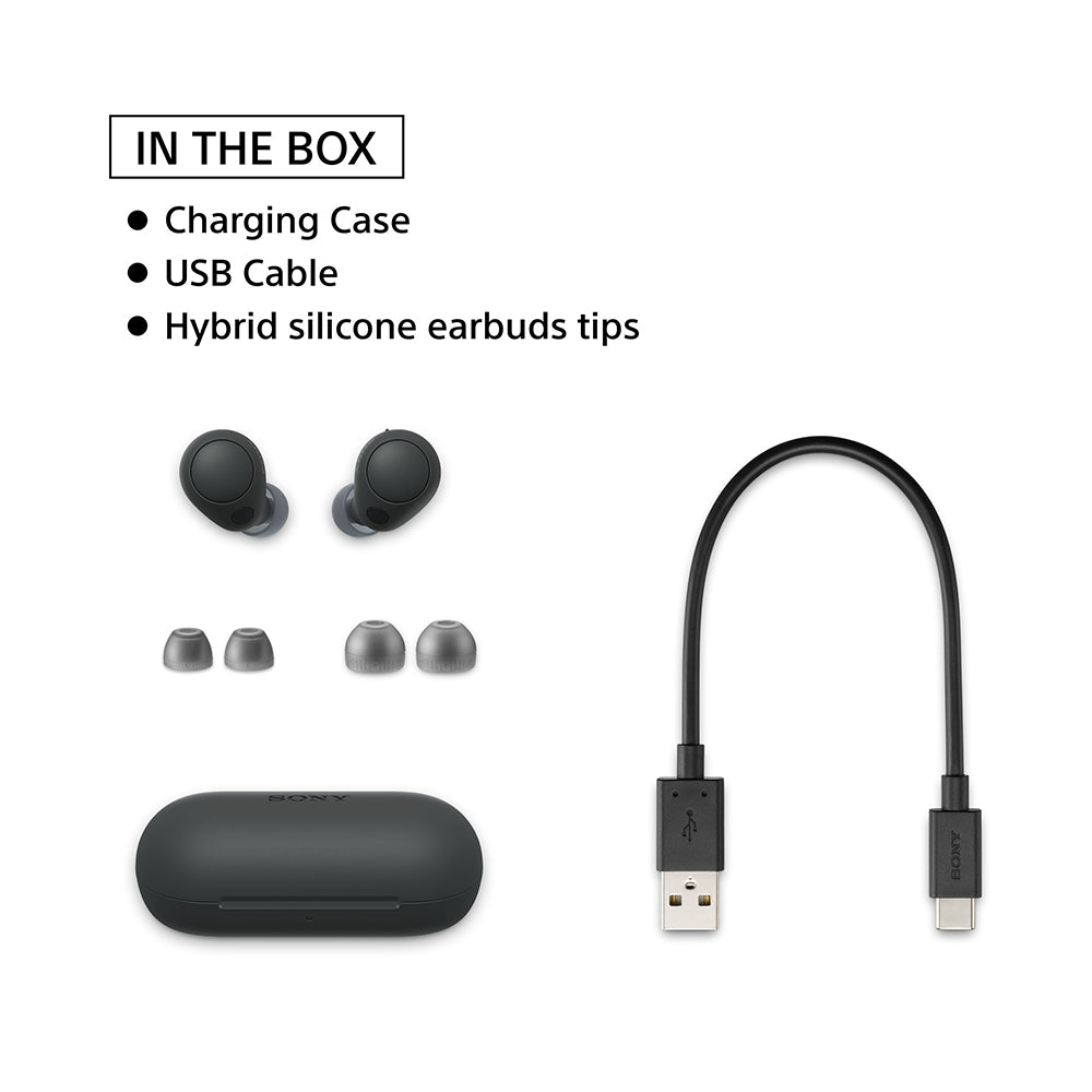 New Sony WF-C700N Bluetooth Lightest Truly Wireless Noise Cancellation In Ear Earbuds, 360 RA, Multipoint Connection, 10 Mins Super Quick Charge, 20hrs Batt Life, IPX4 Ratings, Fast Pair, App Support