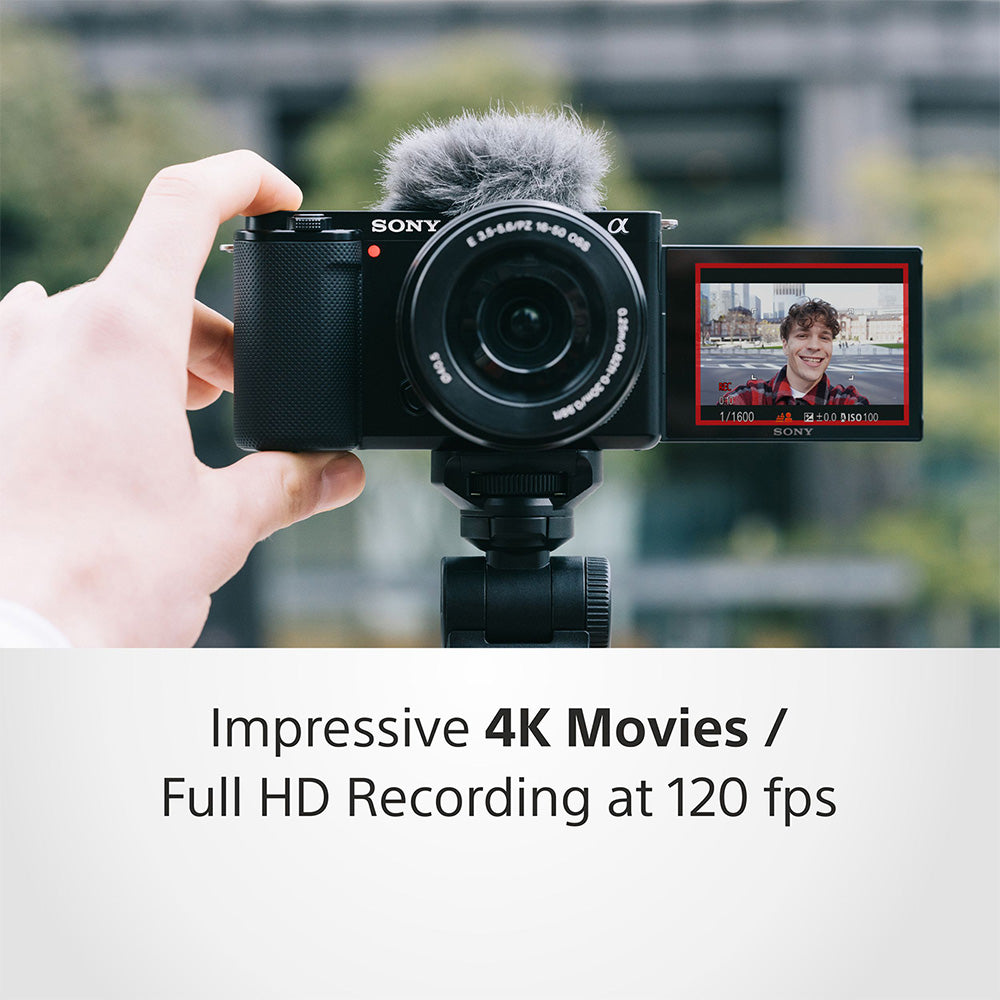 Sony ZV-E10 E-Mount APS-C Camera | 24.2 MP Vlog  Mirrorless Camera, 11 FPS, 4K/24p