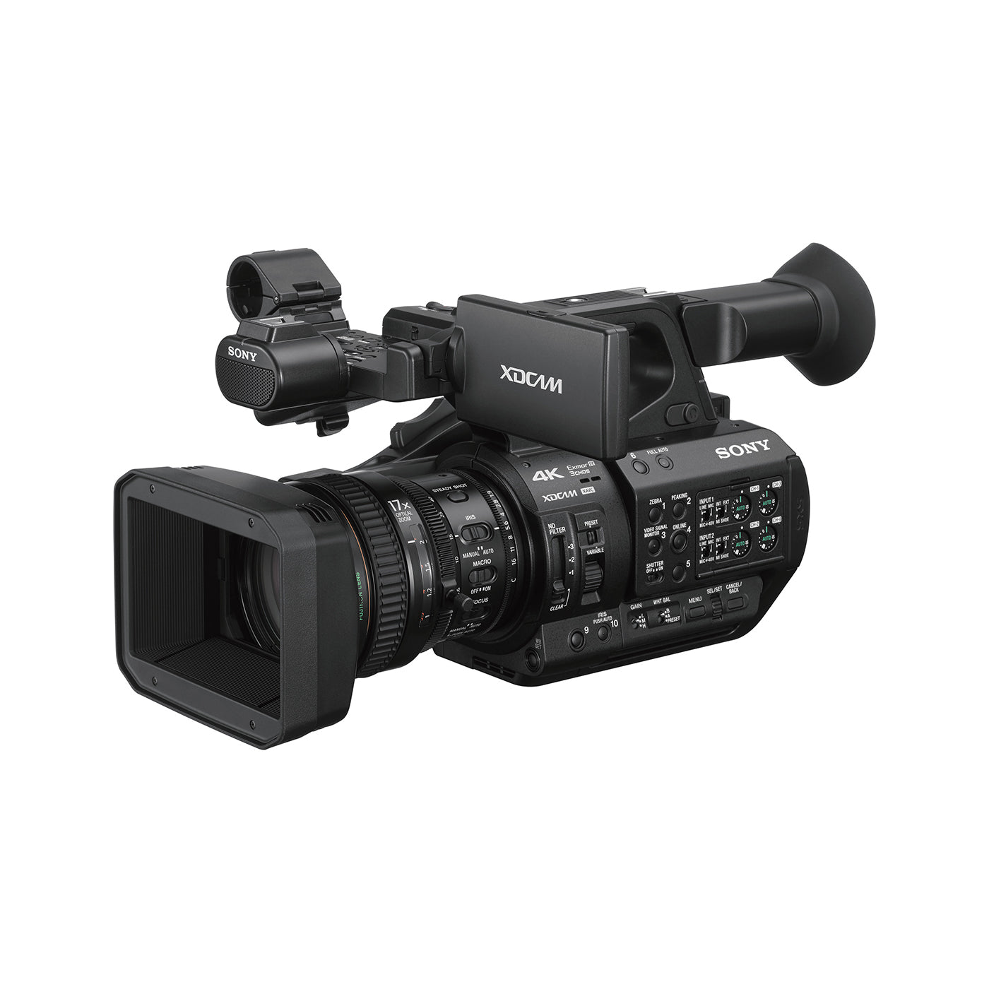 PXW-Z280 - World-leading 4K HDR handheld camcorder with 4K 3CMOS 1/2-type sensor and revolutionary networking capabilities for professionals.