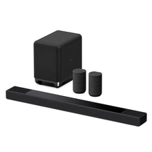 Load image into Gallery viewer, Sony HT-A7000 7.1.2ch 8k/4k Dolby Atmos Soundbar Home Theatre System with 360 SSM and Wireless subwoofer SA-SW5 and Rear Speaker SA-RS5(Hi Res &amp; 360 Reality Audio, 8K/4K HDR, WiFi and Bluetooth, Built In Battery Rear Speaker)
