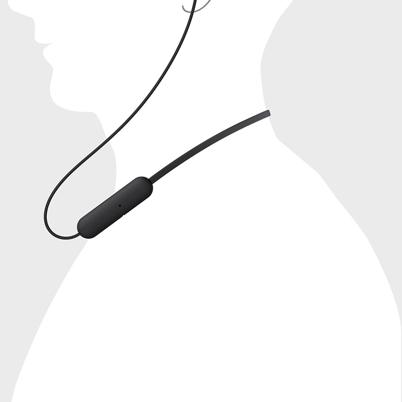 Sony WI-C200 Wireless Bluetooth in-Ear Headphones with Mic, 15 Hrs Battery Life, Quick Charge