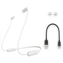 Load image into Gallery viewer, Sony WI-C200 Wireless Bluetooth in-Ear Headphones with Mic, 15 Hrs Battery Life, Quick Charge