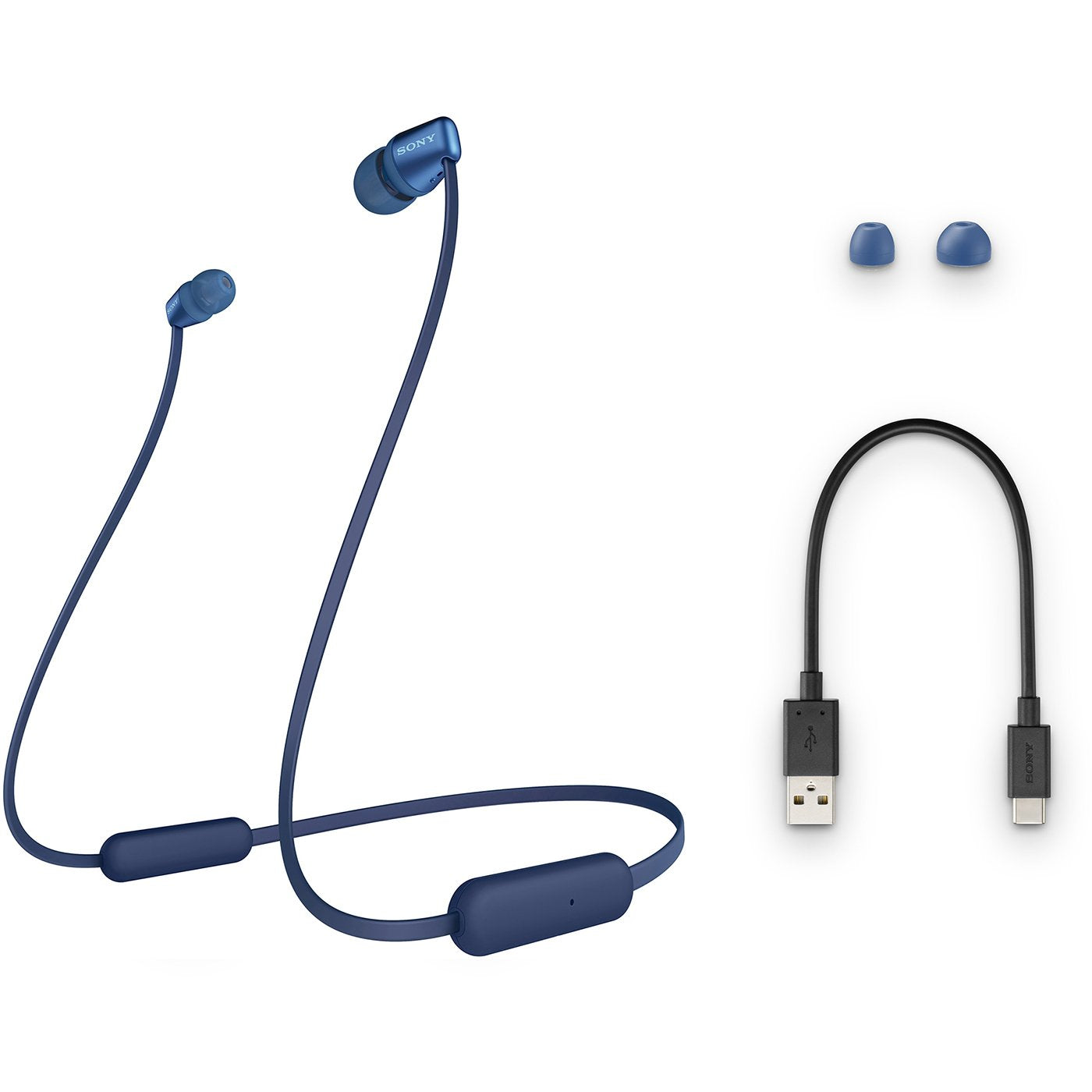 Sony WI-C310 Wireless Bluetooth in-Ear Headphones with Mic, 15 Hrs Battery Life, Quick Charge