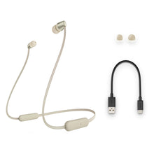 Load image into Gallery viewer, Sony WI-C310 Wireless Bluetooth in-Ear Headphones with Mic, 15 Hrs Battery Life, Quick Charge